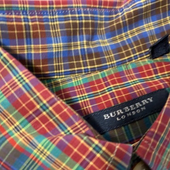 Vintage Burberry Men’s Shirt - Picture 4 of 10
